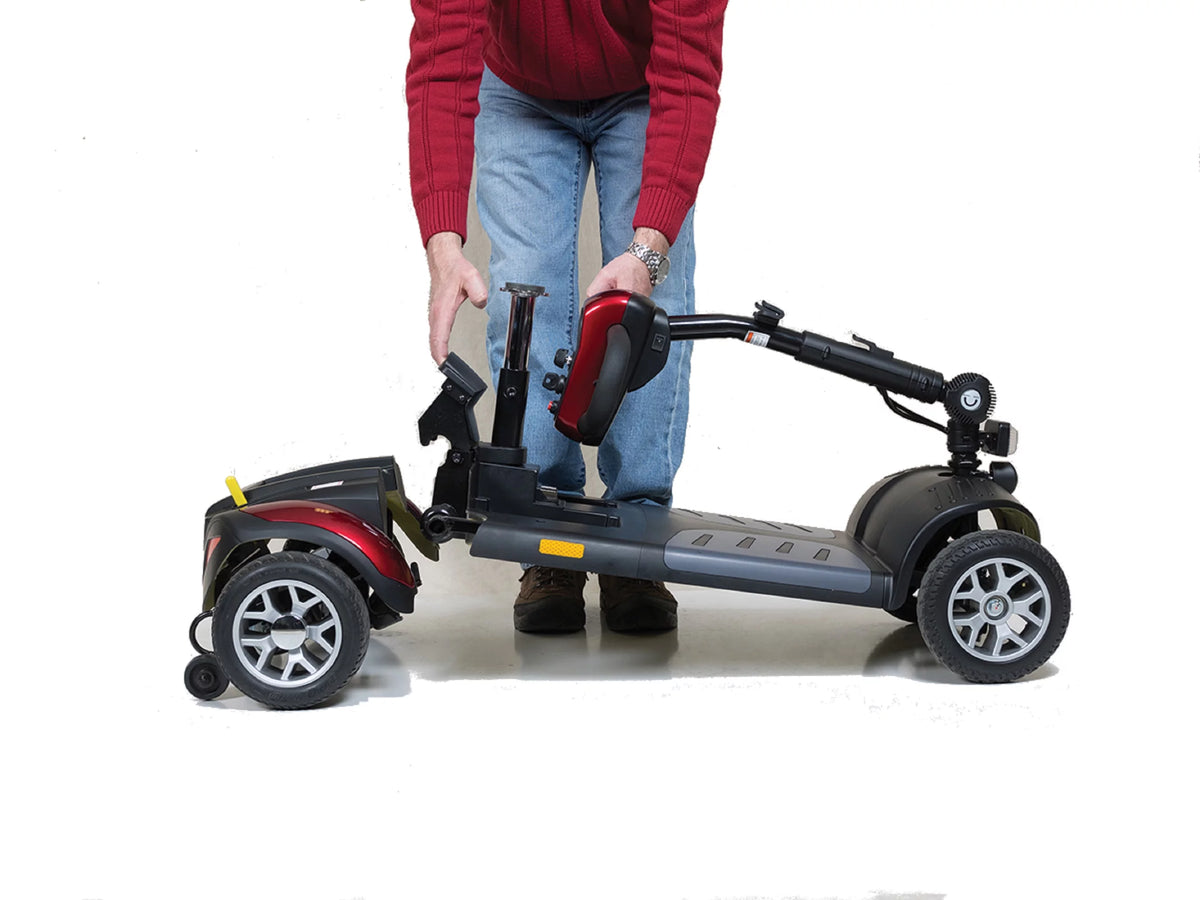 Red 4-wheel Travel Scooter W621