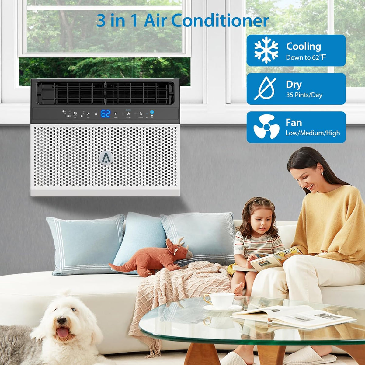 6000 BTU U-Shaped Window Air Conditioner I170287