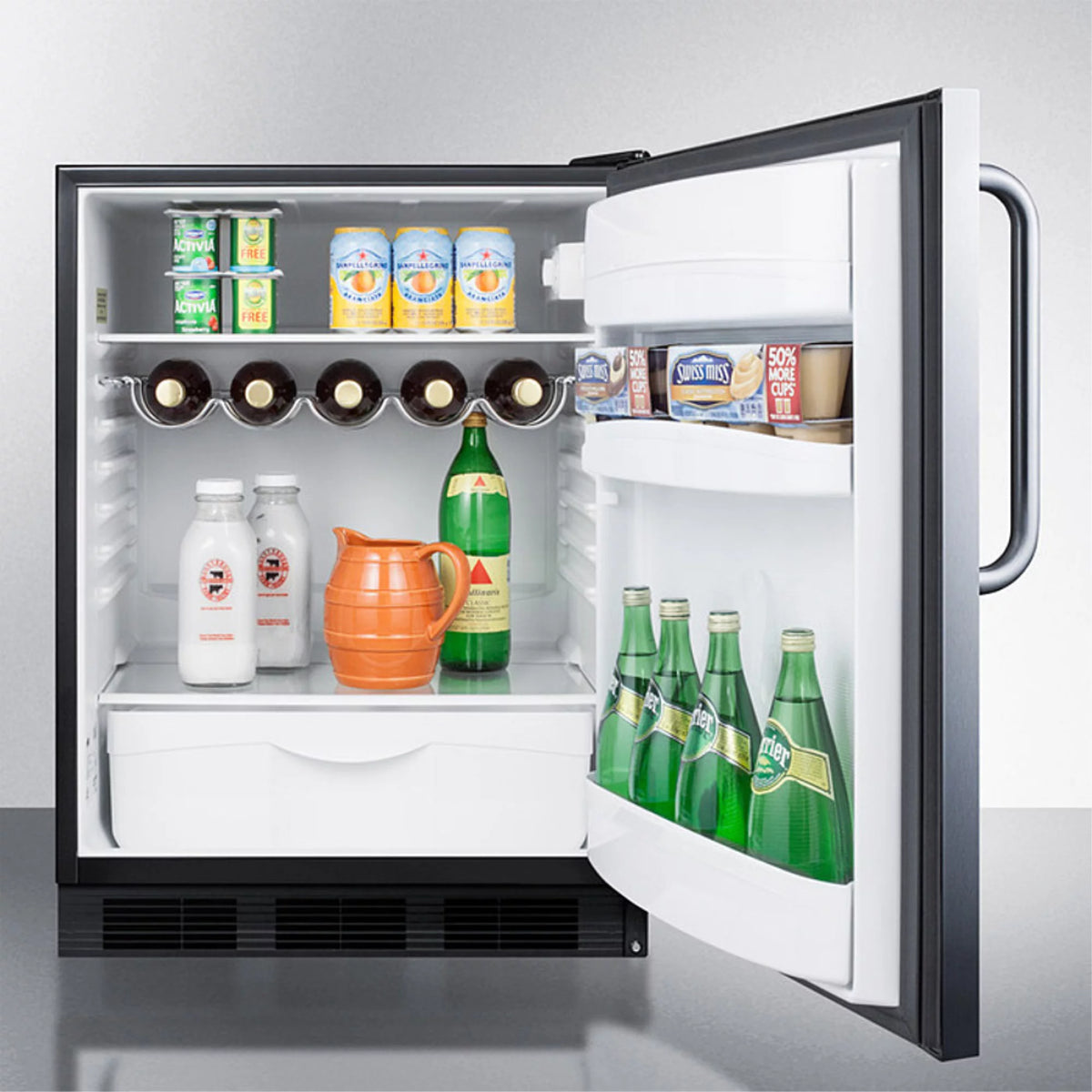 Built-in Undercounter All-Refrigerator with Stainless Steel Exterior D741438