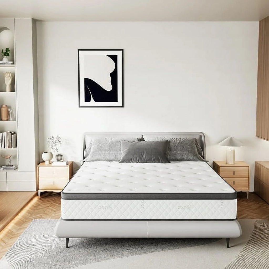 12 Inch Memory Foam Innerspring Hybrid Queen Mattress F690