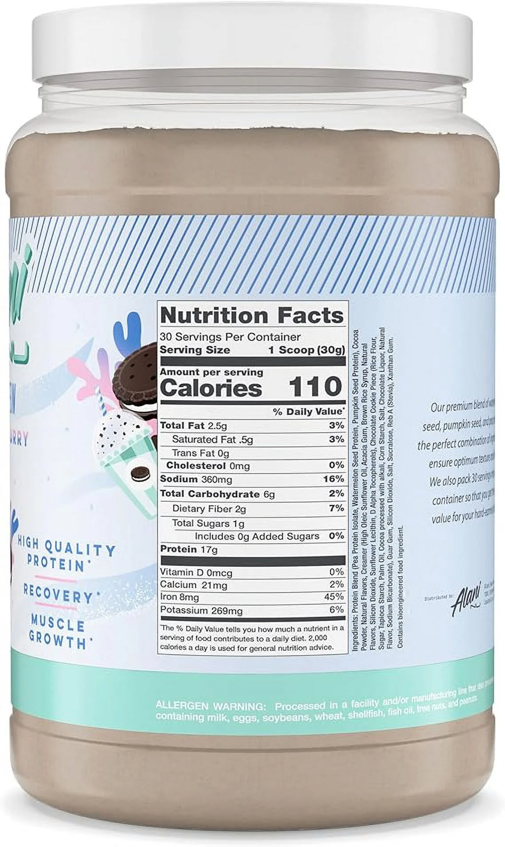 Plant-Based Protein Powder 30 Servings O622766