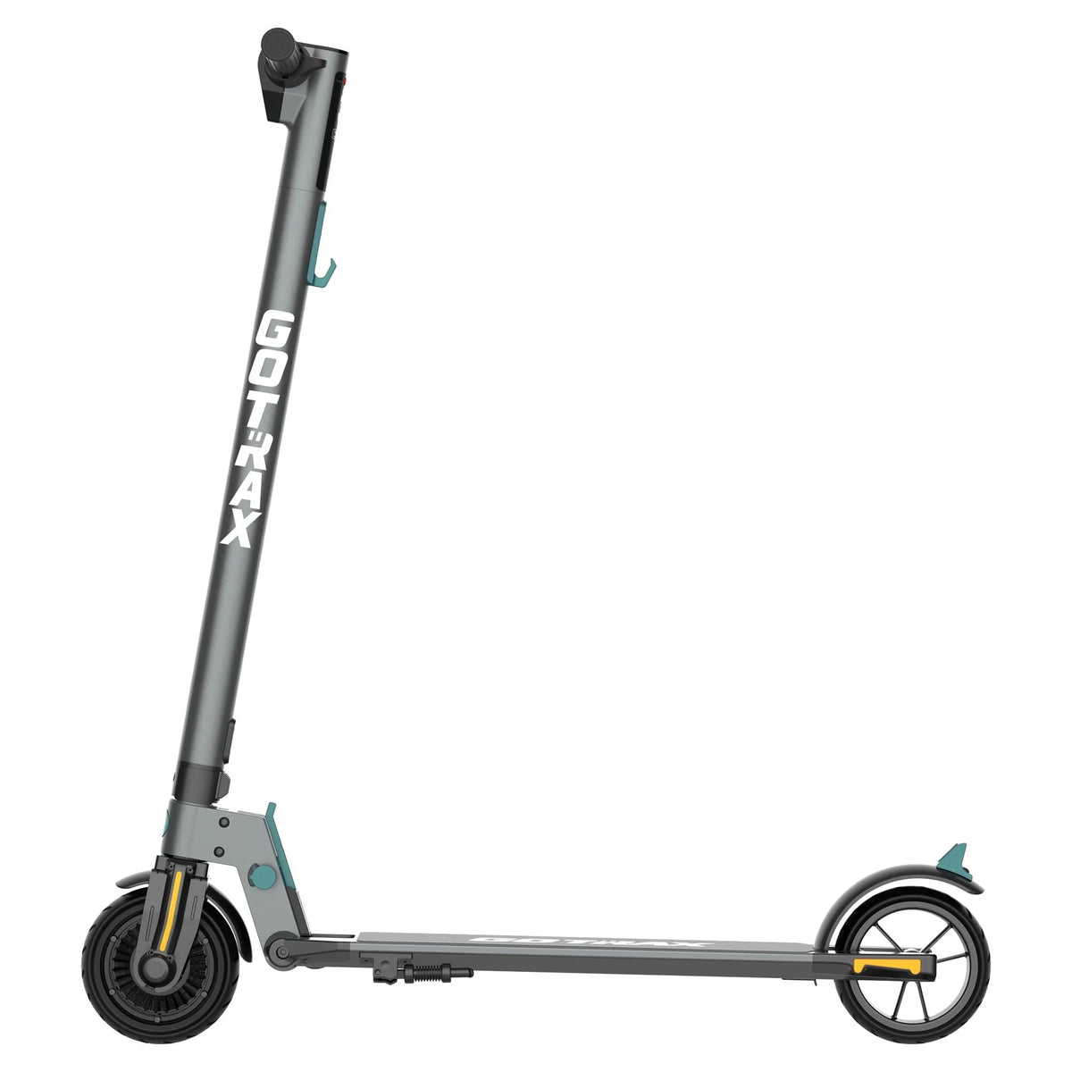 Foldable Electric Scooter with 6 Tires, 200W 12mph, Gray G754674