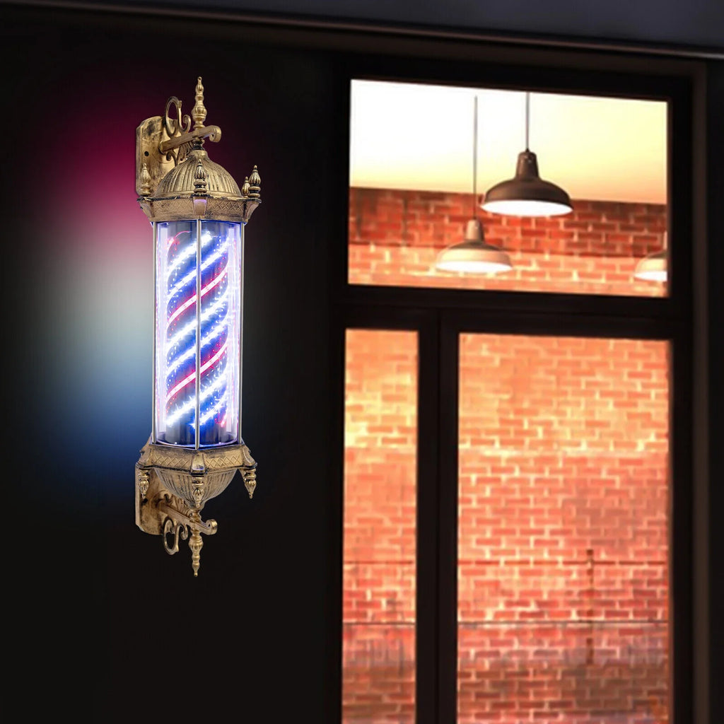 18W Rotating Barber Shop Pole Light L83962