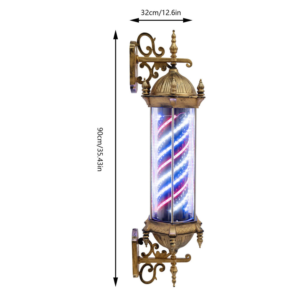 18W Rotating Barber Shop Pole Light L83962