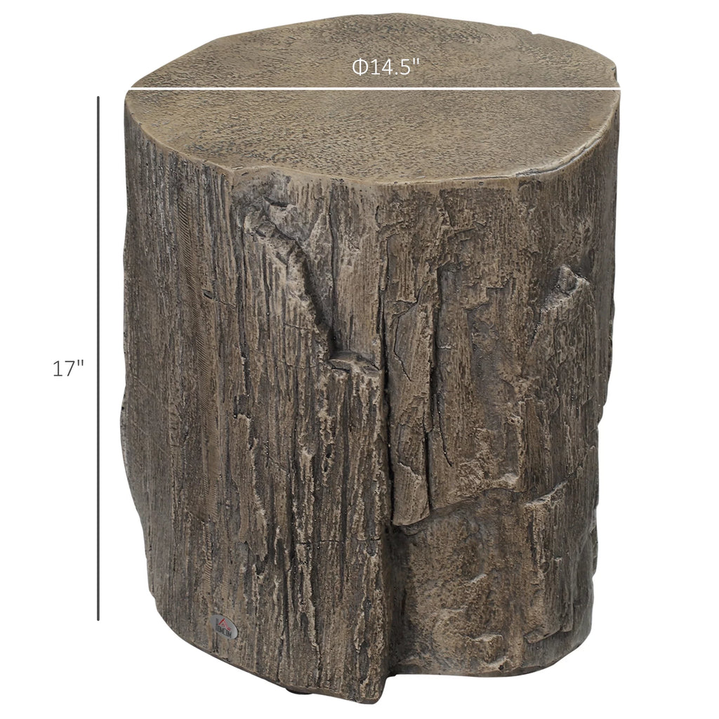 Gray Concrete Side Table, Set of 2 V638461