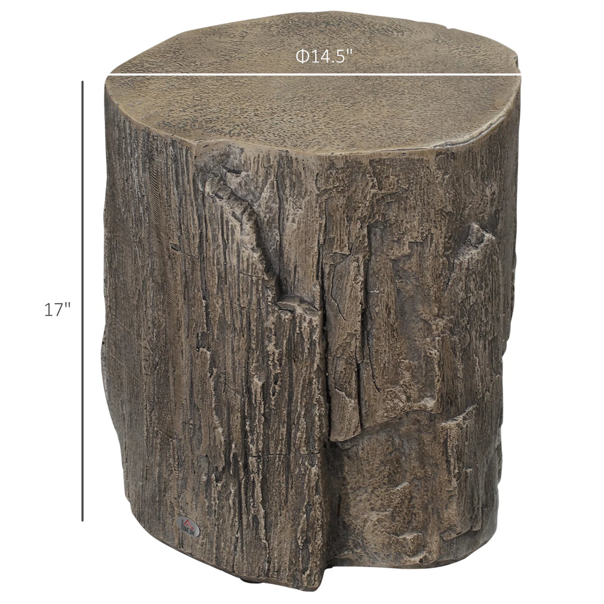 Gray Concrete Side Table, Set of 2 V638461