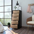 5 Drawer Wood Dresser Q5882