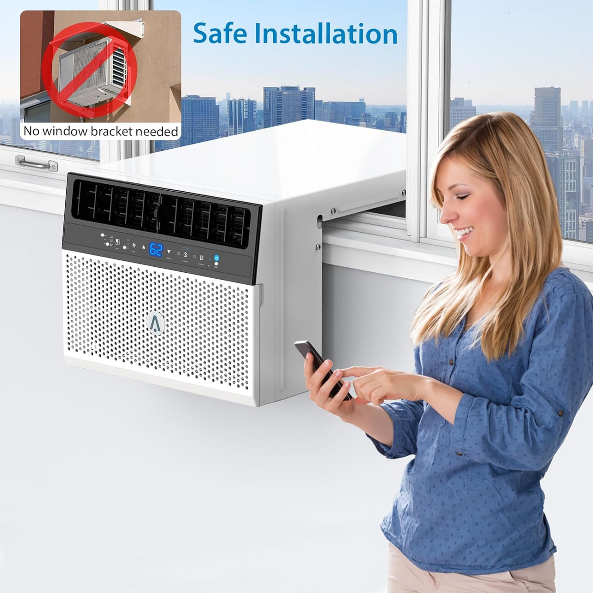 6000 BTU U-Shaped Window Air Conditioner I170287