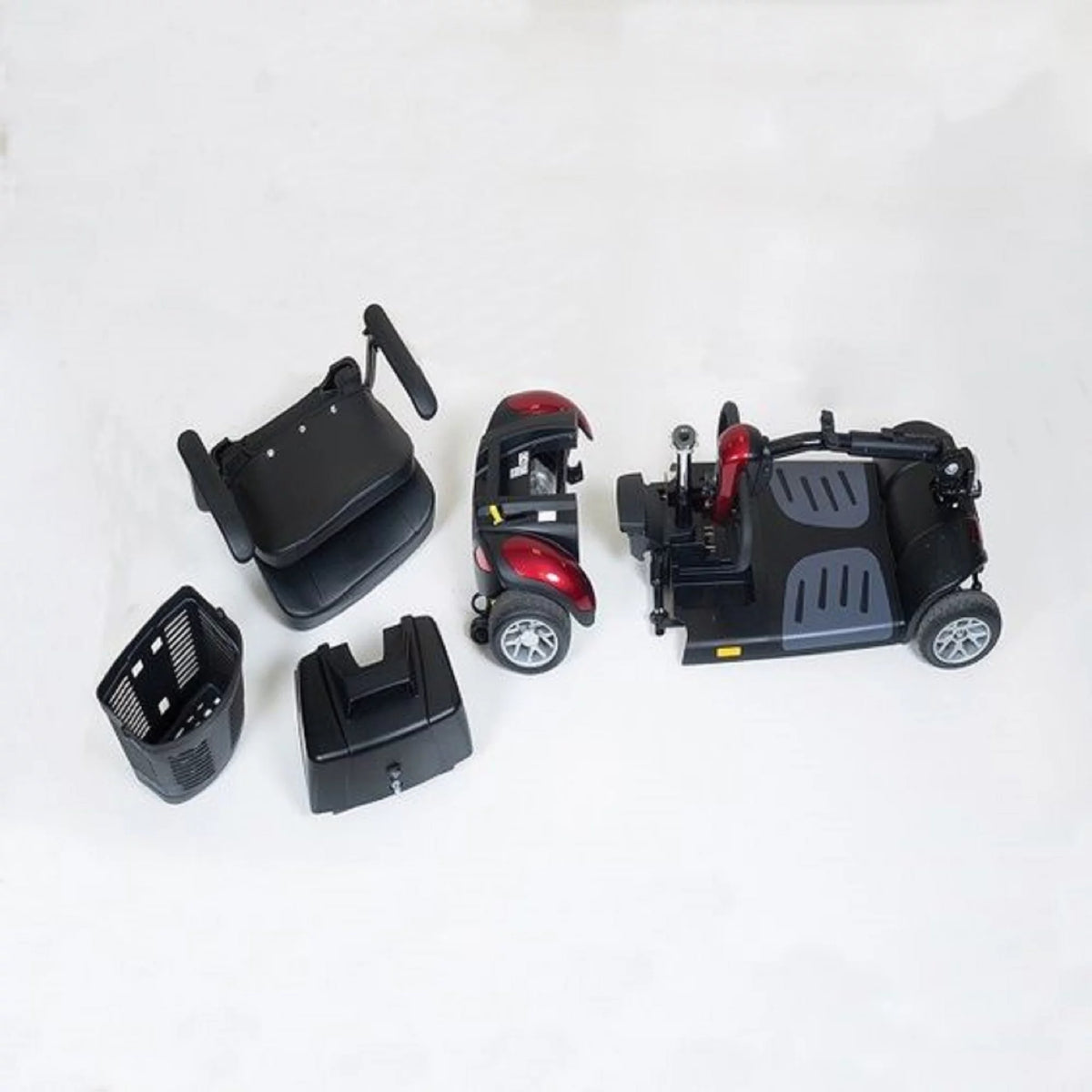 Red 4-wheel Travel Scooter W621